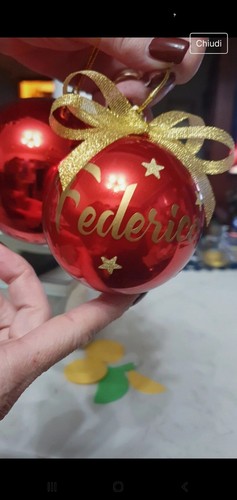 Sfere natale personalizzate - sfere,