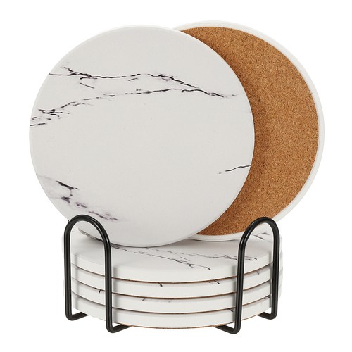 6pcs sottobicchieri ceramica - sottobicchieri,