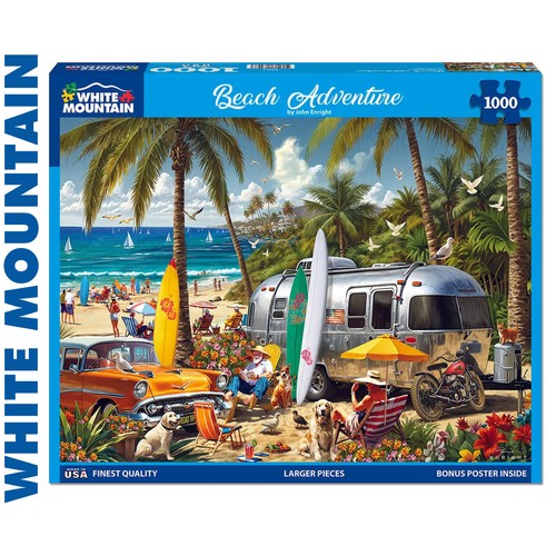 Beach adventure 1000 puzzle - adventure,