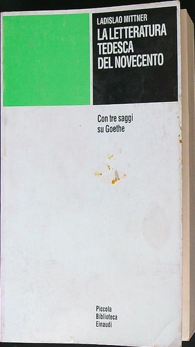 Letteratura tedesca del - la,