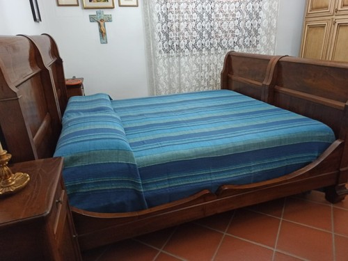Letto antico noce dell 800 - antico, in