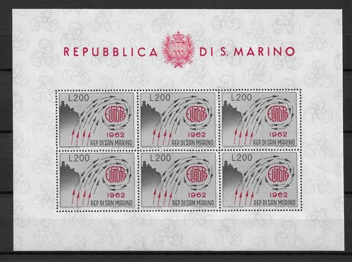 San marino foglietto 1962 - foglietto,