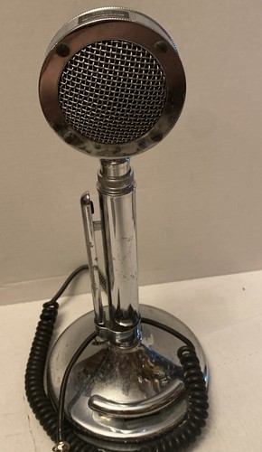 Mic desktop astatic silver - mic,