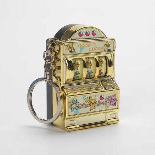 Mini slot machine keychain - machine,