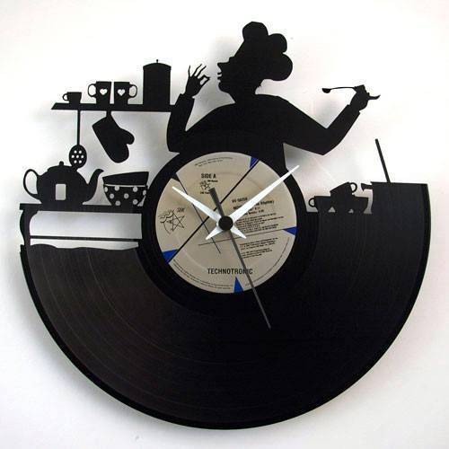 Orologio disco vinile - da, in