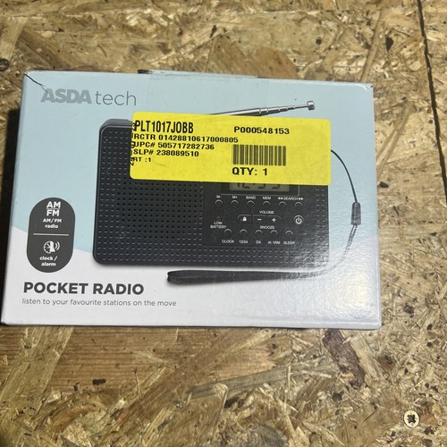 Tasca con radiosveglia - am/fm,
