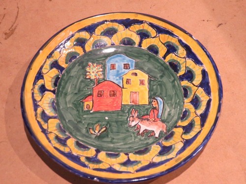 Vecchio piatto ceramica - vecchio,