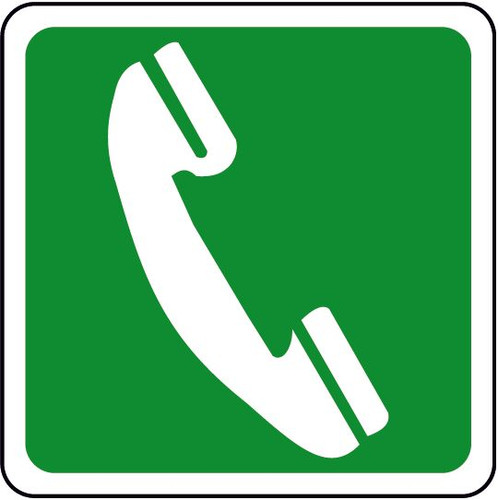 Adesivo segnaletica telefono - segnaletica,
