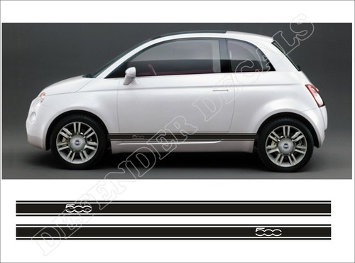 Fiat 500 stripes abarth - abarth, racing