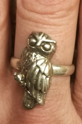Anello gufo argento - anello, 925