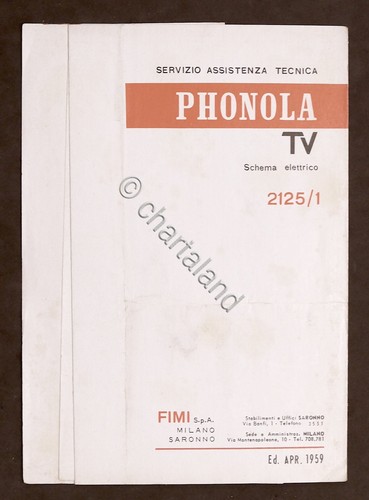 Radiotecnica phonola - -, tv