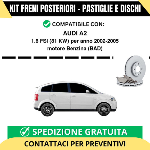 Kit freni posteriori per - kit,