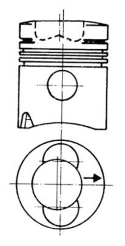 Pistone kolbenschmidt 93280600 - kolbenschmidt,