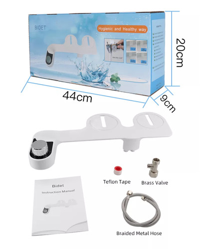 Cold water bidet - dual, nozzle