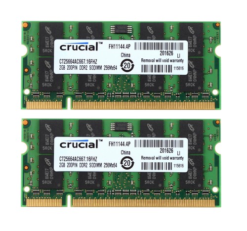 Crucial 2 gb - 4, x