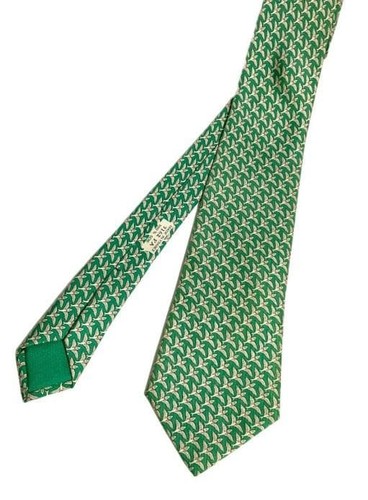 Cravatta hermes seta verde - cravatta,