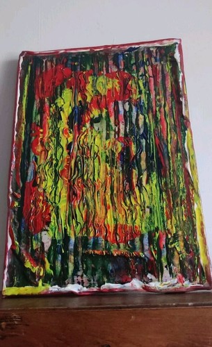 Raro quadro artistico unico