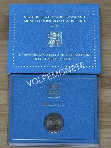 Euro vaticano 2019 fdc - euro, 25°