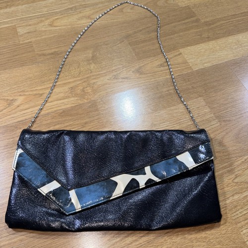 Pochette nera ecopelle - , con