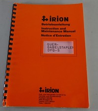 Manuale irion carrello - irion,