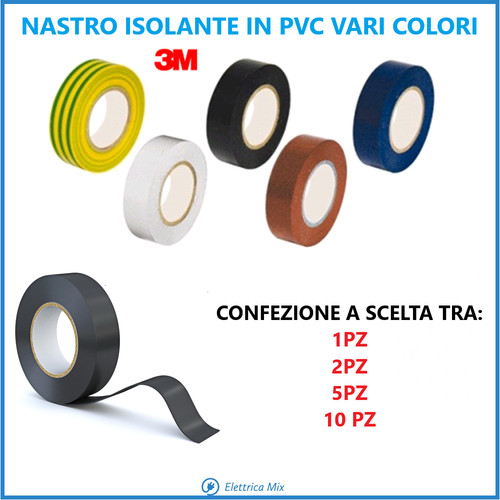 Nastro isolante nero bianco - isolante,