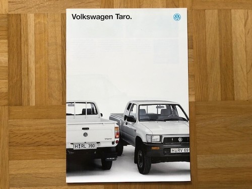 Brochure volkswagen taro 1990 - brochure,