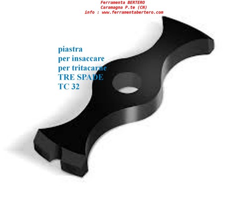 Piastra per insaccare - piastra,