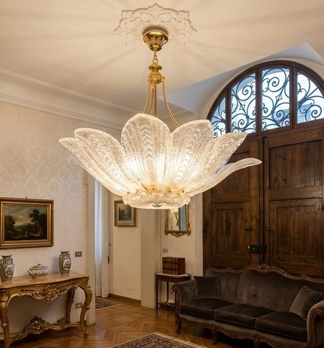 Grande lampadario vetro - lampadario, in