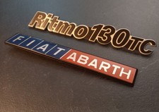 Badge fiat ritmo - tc, abarth