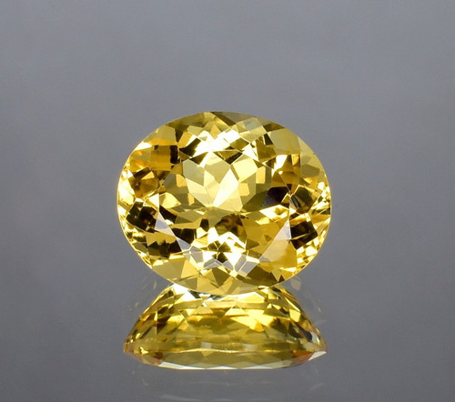 Pietra preziosa citrino ovale