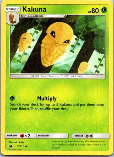 Kakuna 111 uncommon - 2/111, crimson