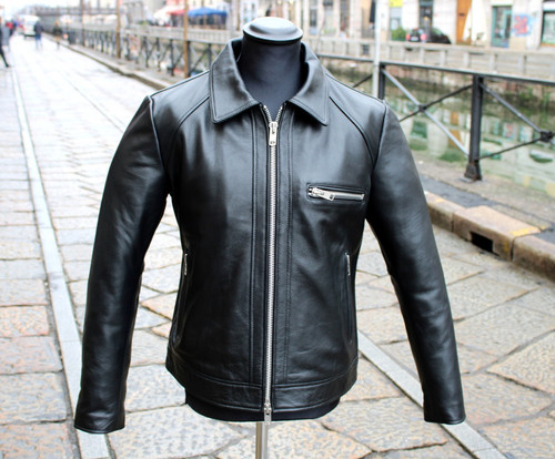 Giubbotto chiodo dritto moto