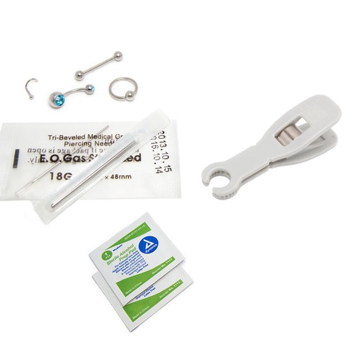 Kit piercing corpo - , ombelico