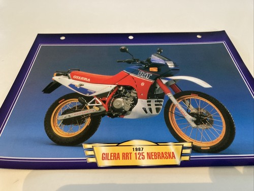 Gilera rrt 125 nebraska 1987 - gilera,