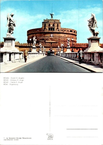 Cartolina arca roma castel - cartolina,
