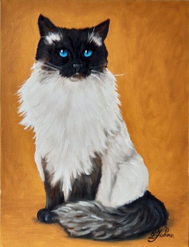 Dipinto originale gatto