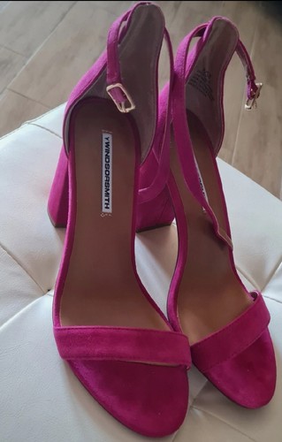 Sandali fucsia pelle - fucsia,