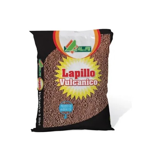 Lapillo vulcanico rosso - rosso, in