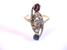 Anello stile liberty oro - liberty,