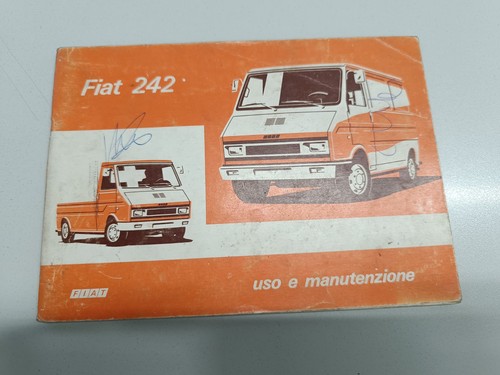 Fiat 242 libretto - ,