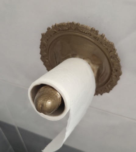 Decorazione arte cazzo porta