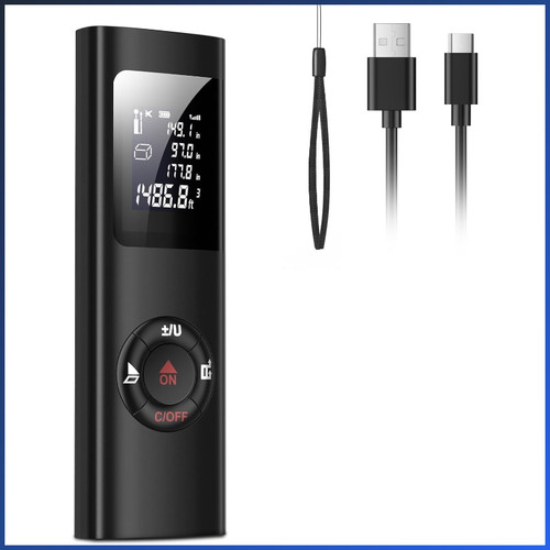 Telemetro laser 60m digitale - 60m,