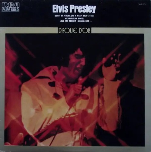 Elvis presley disque - d'or, /