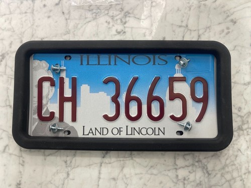 Rubber license plate - rubber,