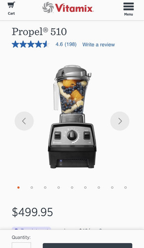 Vitamix propel series 510 - vitamix,