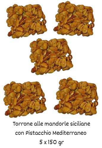 Torrone mandorle siciliane - torrone,