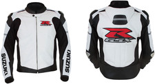 Suzuki Men Leather Biker
