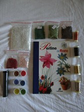 Lotto libro + perline + filo metallico, Kit starter alberi perline