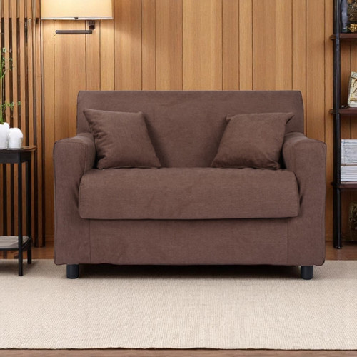 Divano posti brown tessuto - 2,