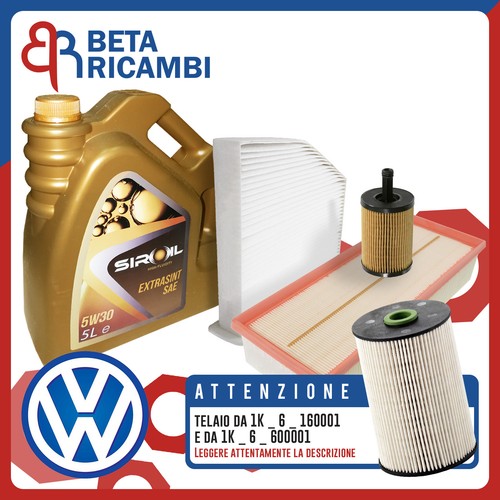 Kit tagliando golf 9 2 - v, 2.0